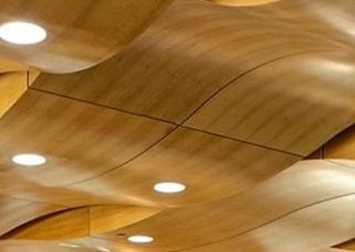 Perforated Wood Veneer Ceiling